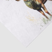 巨大なラッカー鹿 薄葉紙 (詳細)