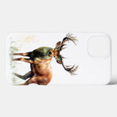 巨大なラッカー鹿 Case-Mate iPhoneケース (裏面 (横))