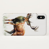 巨大なラッカー鹿 Case-Mate iPhoneケース (裏面(横))