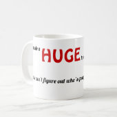 巨大なリストを作成する人は？ コーヒーマグカップ (正面左)