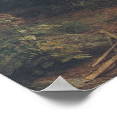 巨大なレッドウッドの木 – 19世紀のウォールアート ポスター (角)