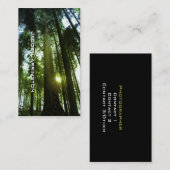 巨大なレッドウッド 名刺 (正面/裏面)