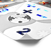 巨大なロッサ数学の脳のポスター ポスター (角)