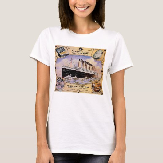 巨大なヴィンテージの石鹸の広告 Tシャツ (正面)