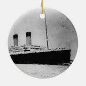 巨大な乗客はさみ金の汽船RMS セラミックオーナメント (裏面)
