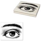 巨大な人間の目 ラバースタンプ (押印)