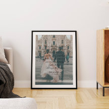 巨大な写真 ウェディング ギフト 脚本 書道 誓いの言葉