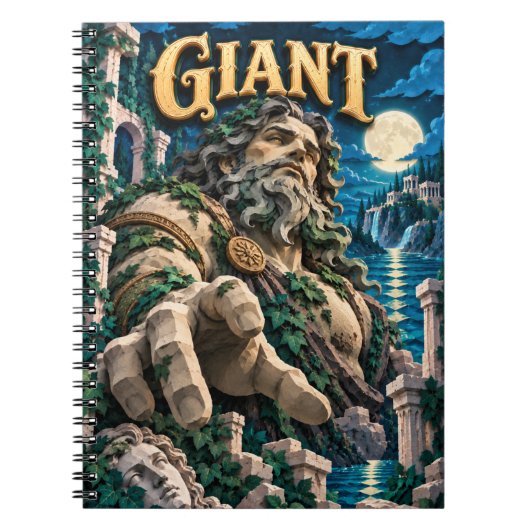 巨大な切り絵モンスター ノートブック (正面)