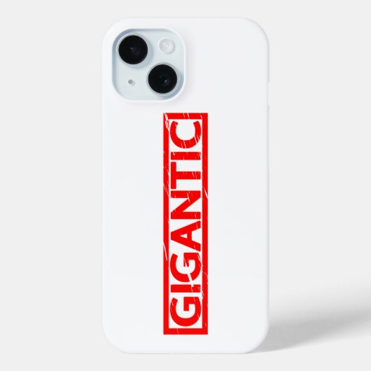 巨大な切手 Case-Mate iPhoneケース (裏面)