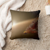 巨大な噴火のまわりに星Ngc 2547-Id8. クッション (ブランケット)