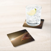 巨大な噴火のまわりに星Ngc 2547-Id8. スクエアペーパーコースター (インサイチュ)