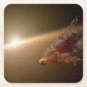 巨大な噴火のまわりに星Ngc 2547-Id8. スクエアペーパーコースター (正面)