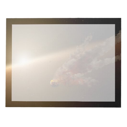 巨大な噴火のまわりに星Ngc 2547-Id8. ノートパッド (正面)