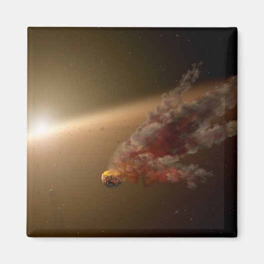 巨大な噴火のまわりに星Ngc 2547-Id8. マグネット (正面)