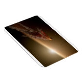 巨大な噴火のまわりに星Ngc 2547-Id8. マグネット (右側)