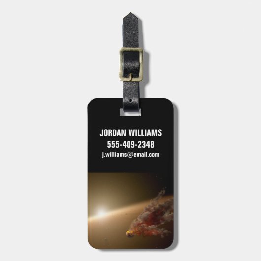 巨大な噴火のまわりに星Ngc 2547-Id8. ラゲッジタグ (正面縦)