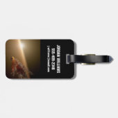 巨大な噴火のまわりに星Ngc 2547-Id8. ラゲッジタグ (裏面横)