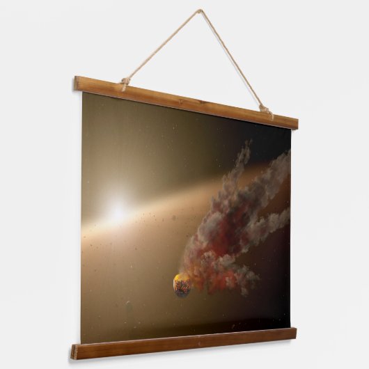 巨大な噴火のまわりに星Ngc 2547-Id8. 吊り下げ型タペストリー (傾斜あり)