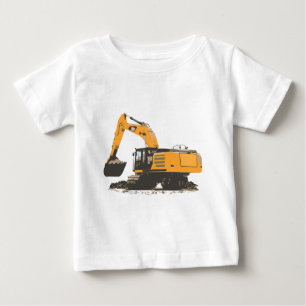 巨大な土の掘削機 ベビーTシャツ