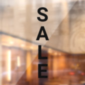 巨大な太い黒の小売店セールビニールガラス ウィンドウサイン (シート2)