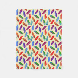 巨大な子供の建物ブロック模様ソフトブランケット フリースブランケット