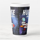 巨大な宇宙 カフェラテマグ (正面)