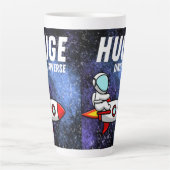 巨大な宇宙 カフェラテマグ (正面)