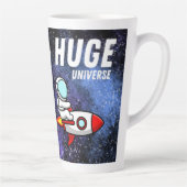 巨大な宇宙 カフェラテマグ (右)