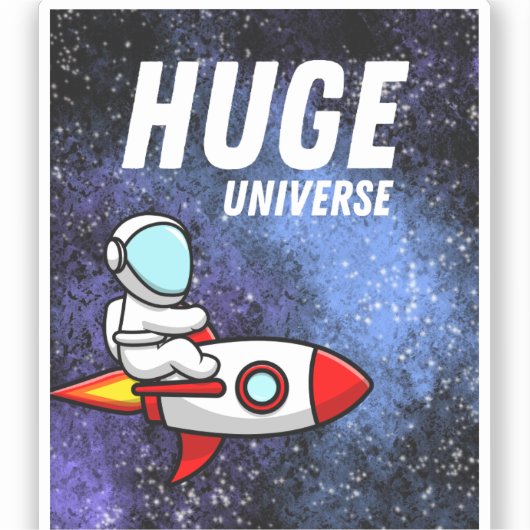 巨大な宇宙 シール (正面)