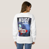 巨大な宇宙 スウェットシャツ (裏面フル)