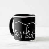 巨大な家族のマグ マグカップ (正面左)