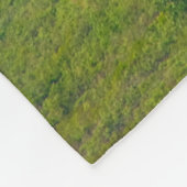 巨大な山々と周りを疑問に思 フリースブランケット (角)