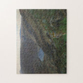 巨大な山、1896 3のmountain湖 ジグソーパズル (縦)