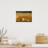 巨大な岩、写真の岩Nat'l Lakeshore、MI ポスター (キッチン)