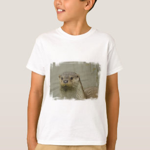巨大な川カワウソの青年Tシャツ Tシャツ