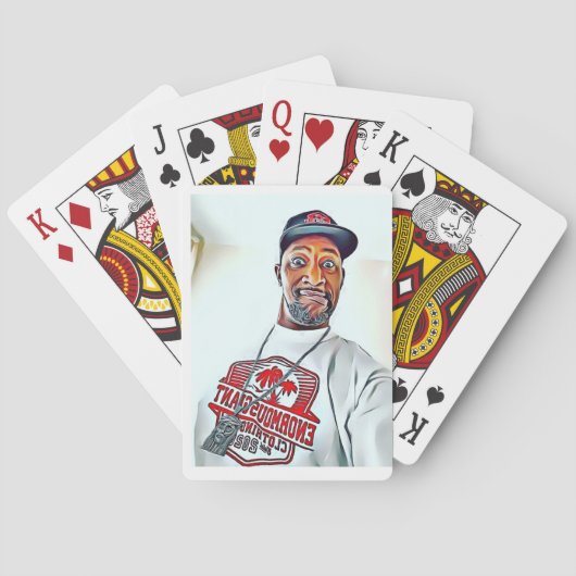 巨大な巨大な衣料品カ遊ード トランプ (裏面)