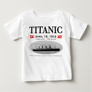 巨大な幽霊の船の乳児のTシャツ ベビーTシャツ