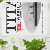 巨大な幽霊の船 キッチンタオル (折り畳み)