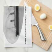 巨大な幽霊の船 キッチンタオル (四つ折り)