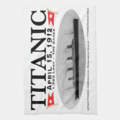 巨大な幽霊の船 キッチンタオル (縦)