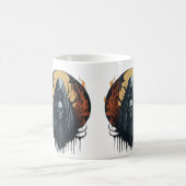 巨大な幽霊メタルバンドマグ コーヒーマグカップ (中央)