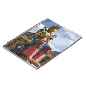 巨大な彫像スパイラルノート ノートブック (左側)