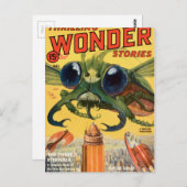 巨大な怖いハエ ポストカード (正面/裏面)