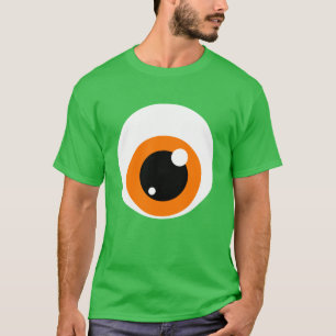 巨大な怪獣の目のTシャツ Tシャツ