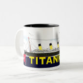 巨大な悲劇記念日のマグ ツートーンマグカップ (正面左)