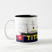 巨大な悲劇記念日のマグ ツートーンマグカップ (左)