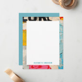 巨大な抽象芸術モダンパーソナライズされた ノートカード (正面/裏面インサイチュ)