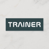 巨大な文字カバーを立てて下さい スキニー名刺 (正面)