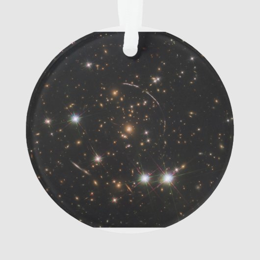 巨大な日が差すことクラスタ内の銀河系アーク オーナメント (裏面)