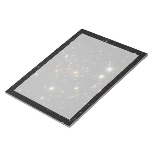 巨大な日が差すことクラスタ内の銀河系アーク ノートパッド (アングル)